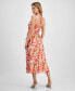 Фото #2 товара Women's Lovisa Floral-Print Fit & Flare Dress