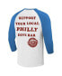 Фото #2 товара Men's White/Royal It's Always Sunny in Philadelphia Philly Dive Bar Raglan T-Shirt