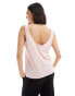 & Other Stories linen blend vest top in pink