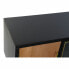 Фото #4 товара ТВ шкаф DKD Home Decor Чёрный Темно-коричневый Стеклянный MDF (166 x 40 x 55 cm)