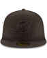 Фото #3 товара Men's Miami Dolphins Black On Black 59FIFTY Fitted Hat