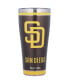 Сервировка стола Стакан Tervis Tumbler San Diego Padres 30 унций из нержавеющей стали Homerun с крышкой-скользаком - фото #1