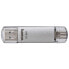 Фото #7 товара Hama C-Laeta - 64 GB - USB Type-A / USB Type-C - 3.2 Gen 1 (3.1 Gen 1) - 70 MB/s - Silver