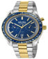 ფოტო #1 პროდუქტის Men's Lenox Two-Tone Stainless Steel Watch 44mm