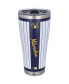 Milwaukee Brewers 30 Oz Pinstripes Stainless Steel Tumbler