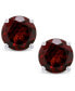 Фото #6 товара Серьги Macy's garnet Stud