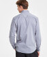 ფოტო #5 პროდუქტის Men's Modern Classic-Fit Stretch Dot Dobby Button-Down Shirt, Created for Macy's