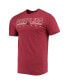 ფოტო #3 პროდუქტის Men's Heathered Charcoal, Maroon Montana Grizzlies Meter T-shirt and Pants Sleep Set