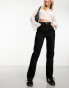 Фото #2 товара Abercrombie & Fitch curve love 90s straight fit jeans in black