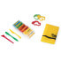 JOVI Super Bucket Modelling Clay Set Of 6 Bars Of 50 Gr + 3 Cutters + 3 Modelling Tools + Tablecloth