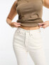 Фото #3 товара ASOS DESIGN Hourglass easy straight jeans in off white