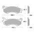 SBS P205-HM Brake Pads