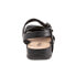 Фото #6 товара Softwalk Tieli S2109-001 Womens Black Leather Strap Sandals Shoes
