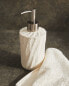 Фото #1 товара Textured ceramic bathroom soap dispenser