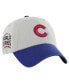 Men's Gray/Royal Chicago Cubs Sure Shot Classic Franchise Fitted Hat
