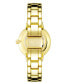 Фото #1 товара Women's Quartz Gold-Tone Alloy Link Bracelet Watch, 36mm