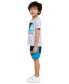 ფოტო #3 პროდუქტის Little Boys Logo Graphic T-Shirt & Shorts, 2 Piece Set