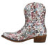 Фото #3 товара Roper Ingrid Floral Snip Toe Cowboy Booties Womens Size 5 B Casual Boots 09-021-