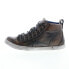 Фото #5 товара Bed Stu Brentwood F437501 Mens Brown Leather Lace Up Lifestyle Sneakers Shoes