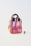 Multicoloured vinyl mini backpack