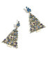 ფოტო #1 პროდუქტის Men's and Women's Los Angeles Dodgers Christmas Tree Dangling Earrings