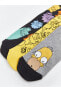 The Simpsons Baskılı Erkek Soket Çorap 3'lü