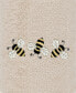 Фото #3 товара Textiles Bee Dance Embroidered Luxury 100% Turkish Cotton Hand Towels, Set of 2, 30" x 16"