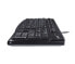 Фото #10 товара Logitech K120 - Wired - USB - QWERTY - Black