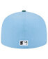 Головной убор New Era мужской Sky Blue, Cilantro Oakland Athletics 1988 World Series 59FIFTY Hat Sky Blue, Cilantro, 7 3/4 - фото #5