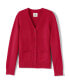 ფოტო #1 პროდუქტის Girls School Uniform Cotton Modal Button Front Cardigan Sweater