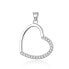 Фото #1 товара Romantic silver heart pendant AGH264