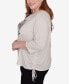 ფოტო #5 პროდუქტის Plus Size Classic Festive Poodle Drawstring Top