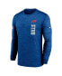 Фото #2 товара Men's Royal Buffalo Bills 2024 Sideline Velocity Performance Long Sleeve T-Shirt