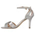 Фото #3 товара Сандалии для платья Nina Venus Ankle Strap Womens Silver VENUS-046