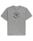 Фото #3 товара Men's Heathered Gray, Black Brooklyn Nets Big and Tall T-shirt and Shorts Sleep Set