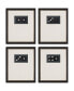 Фото #1 товара Dominoes Framed Art, Set of 4