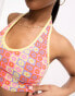 Фото #4 товара Fila halter top in flower check pattern