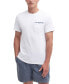 ფოტო #1 პროდუქტის Men's Tayside Tartan-Trimmed Pocket T-Shirt