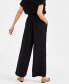 Фото #2 товара Women's Cotton Gauze Wide-Leg Pants, Created for Macy's