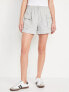 High-Waisted Cargo Utility Shorts -- 5-inch inseam