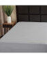 Фото #1 товара Premium Percale Poly / Cotton 300TC Fitted Light Grey Sateen Sheets Twin