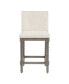 Фото #3 товара Abbott 26" Spindle Counter Stool with Frame and Faux Leather