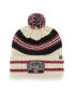 Фото #1 товара Men's '47 Natural Florida State Seminoles Hone Patch Cuffed Knit Hat with Pom