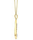 Фото #4 товара Sirena diamond Double Loop Teardrop 18" Pendant Necklace (1/3 ct. t.w.) in 14k Two-Tone Gold