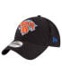 Фото #1 товара Men's Black New York Knicks Team 2.0 9TWENTY Adjustable Hat