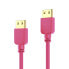 PureLink PI0505-020 - 2 m - HDMI Type A (Standard) - HDMI Type A (Standard) - 18 Gbit/s - Pink