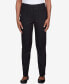 ფოტო #1 პროდუქტის Women's World Traveler Slim Fit Pinstripe Average Length Pants