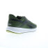 Reebok Energen Plus 2 Mens Green Canvas Lace Up Athletic Running Shoes