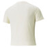 Фото #4 товара Puma Logo Crew Neck Short Sleeve T-Shirt X Fm Womens Off White Casual Tops 53233