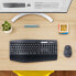 Фото #10 товара Logitech MK850 Performance Wireless Keyboard and Mouse Combo - Full-size (100%) - Wireless - RF Wireless + Bluetooth - QWERTY - Black - Mouse included